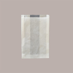 1000 Pz Sacchetti Carta Politenata Bianca per Focaccia con Finestra 22x34 cm [9462ef47]