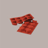 1 Pz Stampo in Silicone Forma Cuore Big Passion 8 Impronte Riutilizzabile [87c35f88]