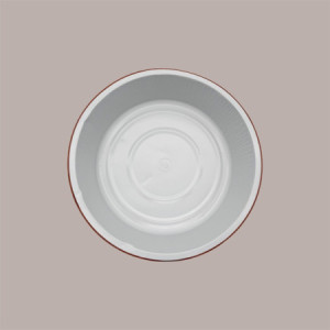 50 Pz Contenitore per Alimenti Smoothwall Terracotta in Alluminio 13,8x4,3 cm