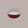 50 Pz Contenitore per Alimenti Smoothwall Terracotta in Alluminio 16,2x5,5 cm [aa43c74e]