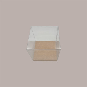 20 Pz Fondo Rialzato Nature per Scatola Trasparente Automontante 10X10 cm [8d4713e0]