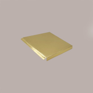 20 Pz Fondo Rialzato Oro per Scatola Trasparente Automontante 9x9 cm [d3914fe8]