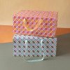 12 Pz Bag Box Geometric Multicolor Ideale per Confezioni Pasquali e Porta Colombe 33,5x23,5x14cm [5fa126ff]