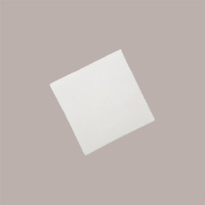 2 Kg Tovaglioli Bianchi Bordo Liscio in Carta Velina 16x16cm