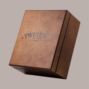Scatola Cassetta Regalo in Legno Twinings Vuota 4 Scomparti per Filtri Tè,Tisane,Camomille [7a745828]