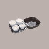 60 Pz Portabicchieri da Asporto per 4 Bicchieri da Cappuccino Coffee Way L4 [9e42bec5]