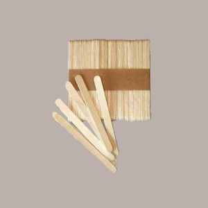 250 Pz Bastoncini in Legno di Faggio per Stecchi Gelato Ghiaccioli, 93x9,6mm, Punta Arrotondata [5fbe93a8]