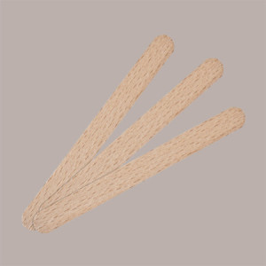 250 Pz Bastoncini in Legno di Faggio per Stecchi Gelato Ghiaccioli, 93x9,6mm, Punta Arrotondata [318511a1]