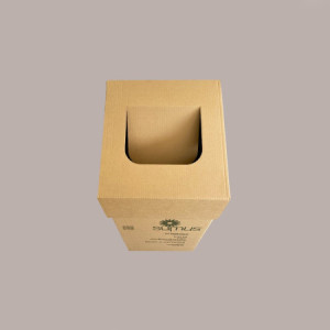 2 Pz Cartonbox SUMUS per Raccolta Differenziata a Base Quadrata (Fusto e Coperchio) 90 Lt