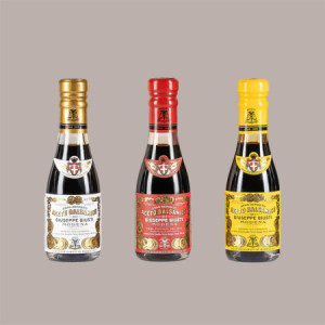 Cofanetto Scatola Regalo Elegante Tris 100 ml Medaglie D'Oro Aceto Giusti [05e4bfb8]