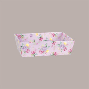 10 Pz Vassoio Cesto Conico Floreale per Confezionamento Prodotti Enogastronomici 40x30H115 cm [34d6518a]
