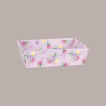 10 Pz Vassoio Cesto Conico Floreale per Confezionamento Prodotti Enogastronomici 40x30H115 cm [34d6518a]