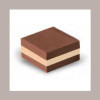 10 Scatola Porta Cioccolatini Carta Oro Effetto Pelle 75x145H35 mm [9986455b]