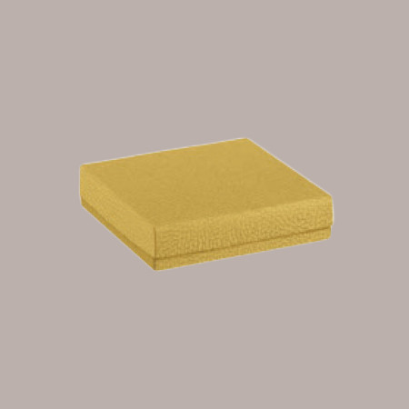 5 Scatola Porta Cioccolatini Oro Bianca Effetto Pelle 215x145H35 mm [1a3fe5cf]
