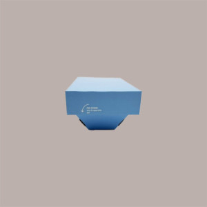 30 Pz Vaschetta per Gelato PaperGel Azzurra 750 gr Totalmente in Carta [61d29043]