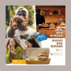100 Pz Porta Panino Hamburger Grande Carta Avana Bio 190x110H75 [7bd63c61]