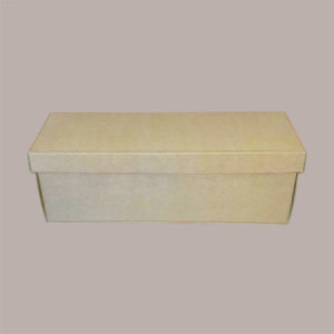 5 Pz Scatola Porta 1 Bottiglia Magnum in Cartoncino Avana Liscio Cantinetta Stesa con Coperchio 420x140H140mm [76a55a3b]