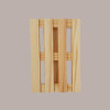 5 Pezzi Bancale Legno Naturale Mini Vassoio Pallet 8x12H2 cm [79e71f28]