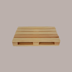 3 Pezzi Bancale Legno Naturale Mini Vassoio Pallet 16x24H3,5 cm [d12bfa7d]