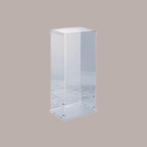 Porta Coni Cialde Vetrinetta Aperta Rettangolare 6 Fori in Plexiglass [ba2ead10]