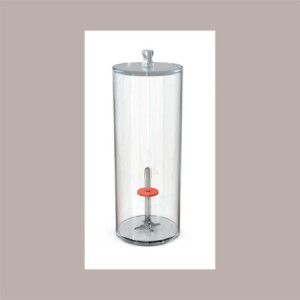 Porta Coni Rovesci a Tubo in Plexiglass con Supporto Interno Removibile Dm 12H33 cm [6c7e7222]
