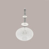 Porta Coni Rovesci a Tubo in Plexiglass con Supporto Interno Removibile Dm 12H33 cm [0715b735]