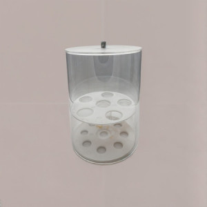 Porta Coni in Plexiglass con Interno Reversibile a 2 Formati Ideale per Gelaterie Dm 25H33 cm [0a4bb2c3]