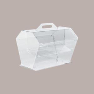 Bauletto Porta Coni a 3 Scomparti con Porta per Gelaterie 50x37H41 cm
