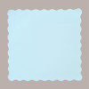 4400 Pz Tovaglioli Bianchi Smerlati in Carta Velina 16x16cm [0ec888ce]