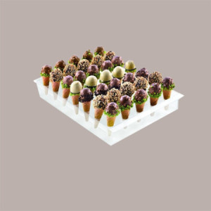 Espositore Espogel Up Mini Rettangolare in Plexiglass per Biscotti Stecco Gelato 235x360H48mm [5c306094]