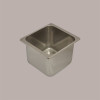 Bacinella per Gelato In Acciaio Inox Salvaspazio 18x16,5H12,6 cm [f31f4c0f]