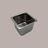 Bacinella per Gelato In Acciaio Inox Salvaspazio 18x16,5H12,6 cm [98748918]