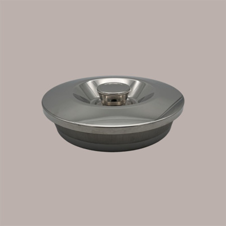Coperchio in Acciaio Inox con Pomolo per Carapina Gelato da Banco Dm20 cm [74b3940e]