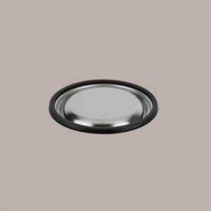 Coperchio In Acciaio con Guarnizione Dm18 cm per Carapina Gelato Dm20 cm [d9905a05]