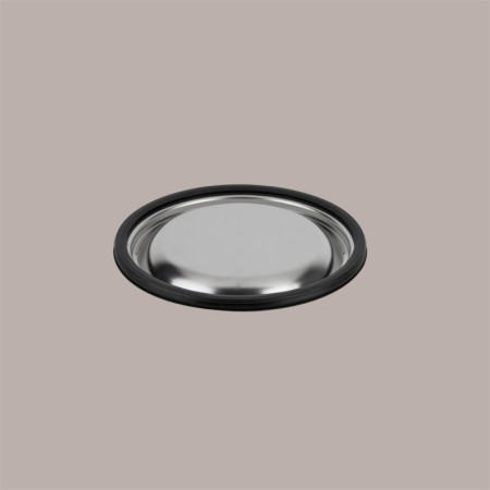 Coperchio In Acciaio con Guarnizione Dm18 cm per Carapina Gelato Dm20 cm [d9905a05]