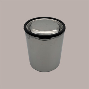 Coperchio In Acciaio con Guarnizione Dm18 cm per Carapina Gelato Dm20 cm
