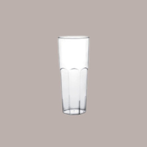 Bicchieri Cocktail Long Drink in Plastica Trasparente, Riutilizzabili, Set da 5 Pezzi, 350 cc [07df2a98]