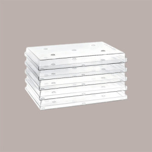Set Total IGloo Vassoio e Coperchio Trasparente da Esposizione 60x40H5,5 cm [1919506c]