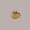 10 Pz Scatola Monoporzione Avana per Trasporto Dolci 13x13 H10 cm [1114a711]