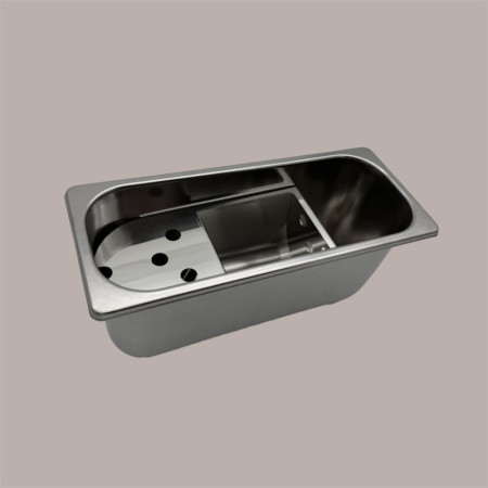 Lavaporzionatore in Acciaio Inox per Gelaterie 27x11 H12 cm [5e3c8204]