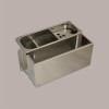 Lavaporzionatore in Acciaio Inox per Gelaterie 27x11 H12 cm [3007000d]