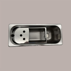 Lavaporzionatore in Acciaio Inox per Gelaterie 27x11 H12 cm [35574713]