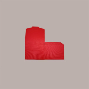 5 Pz Scatola per Confezioni Regalo Maxi in Carta Grafica Pelle Rossa Segreto 300x300x240mm [d9080415]