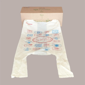 Shoppers Biodegradabili Lucgel, Rotolo 150 Sacchetti, 22+12x50 cm, Buste per Gelato