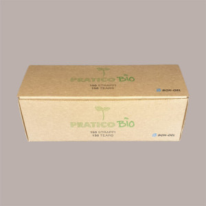 Shoppers Biodegradabili Lucgel, Rotolo 150 Sacchetti, 22+12x50 cm, Buste per Gelato [4c46b602]
