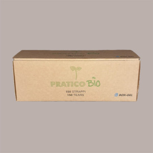 Shoppers Biodegradabili Lucgel, Rotolo 150 Sacchetti, 22+12x50 cm, Buste per Gelato [460525fe]