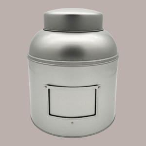 1 Pz Barattolo in Latta Caddy Maxi Portaspezie Alluminio Argento 203x243 mm