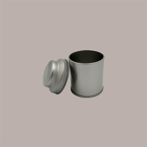 5 Pz Barattolo in Latta Mini Caddy Portaspezie Alluminio Argento 53x70mm [a5033ec4]