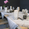 25 Pz Tovaglia in Carta Airlaid Mono Rossella Nero 100x100 cm [c6386aae]