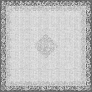 25 Pz Tovaglia in Carta Airlaid Mono Rossella Nero 100x100 cm [12b1786b]